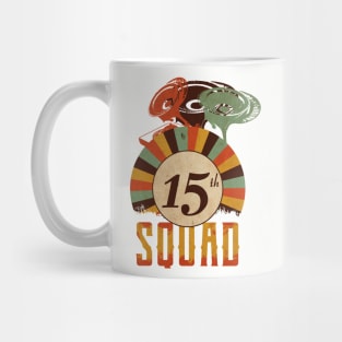 15th anniversary music squad, birthday gift vintage Mug